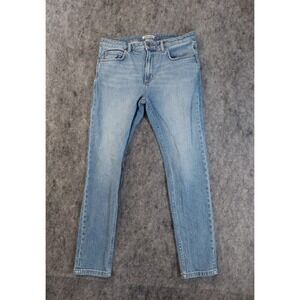 Rollas Jeans Mens 32x30 Blue Reefer Slim Tapered Leg Light Wash Stretch Preppy